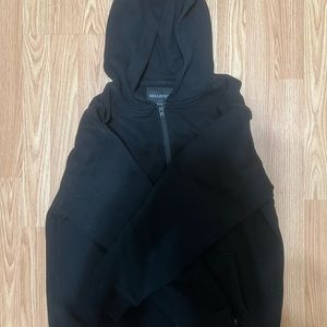 Hollister Black Oversized zip-up hoodie (medium)